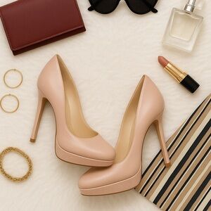 Vince Camuto Nude Heels